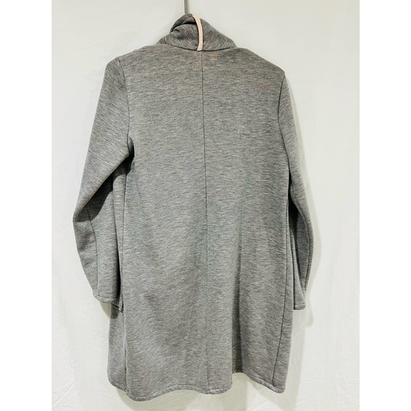 Fabletics Moscow Wrap Cardigan Cardigan Sweater Gray and Pink Size Small - Picture 4 of 6